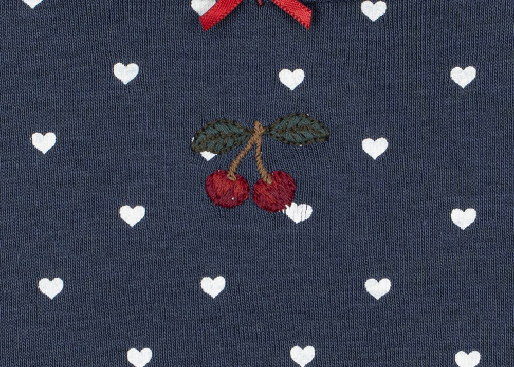 Konges Sløjd A/S Kleider - Jersey heart blues