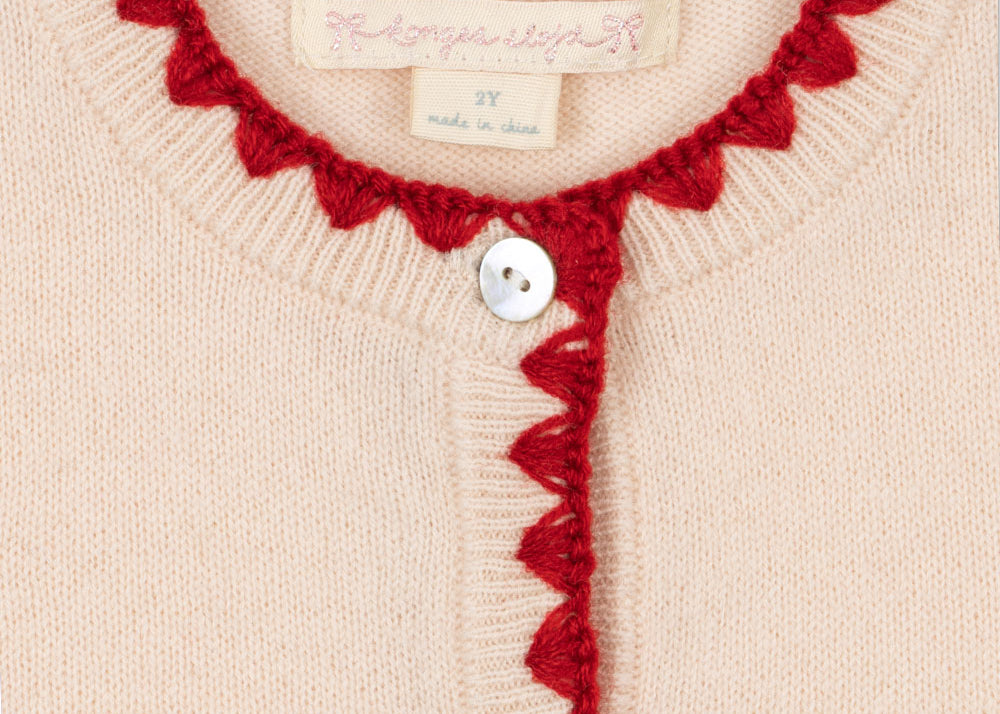 Konges Sløjd A/S Strickblusen buttercream