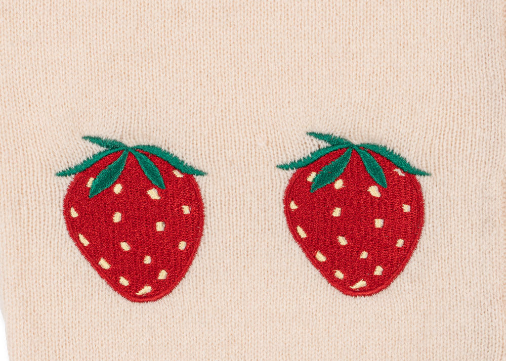 Konges Sløjd A/S Strickblusen buttercream