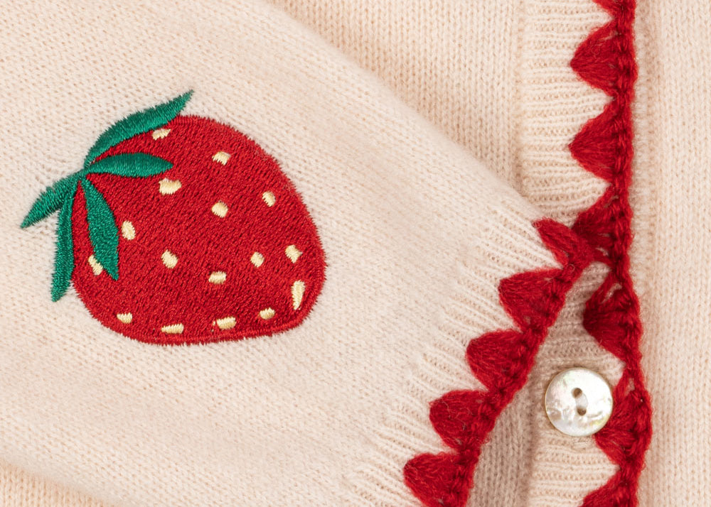 Konges Sløjd A/S Strickblusen buttercream