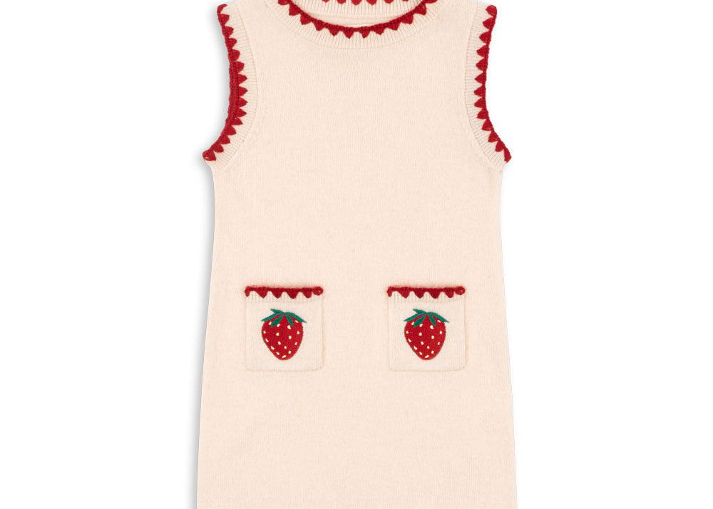 Konges Sløjd A/S KNITTED DRESSES buttercream