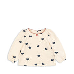 Konges Sløjd A/S Blusen - Jersey cuore tricolore