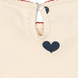 Konges Sløjd A/S Blusen - Jersey cuore tricolore