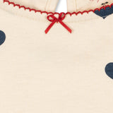 Konges Sløjd A/S Blusen - Jersey cuore tricolore