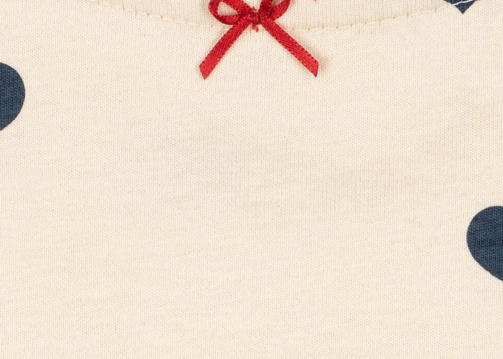 Konges Sløjd A/S Blusen - Jersey cuore tricolore