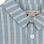 Konges Sløjd A/S WOVEN SHORT SLEEVE SHIRTS trio bleu stripe