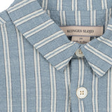 Konges Sløjd A/S WOVEN SHORT SLEEVE SHIRTS trio bleu stripe