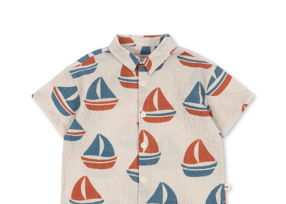 Konges Sløjd A/S WOVEN SHORT SLEEVE SHIRTS ahoy