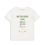 Konges Sløjd A/S JERSEY T-SHIRTS off white/on the menu