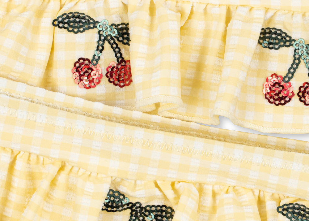 Konges Sløjd A/S Bikini banana almond check