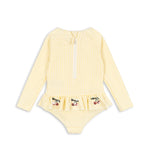 Konges Sløjd A/S Badeanzüge banana almond check