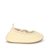 Konges Sløjd A/S Badeschuhe banana almond check