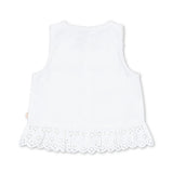 Konges Sløjd A/S WOVEN SHORT SLEEVE SHIRTS bright white