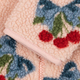 Konges Sløjd A/S Strampler mit Kaputze amarena rose