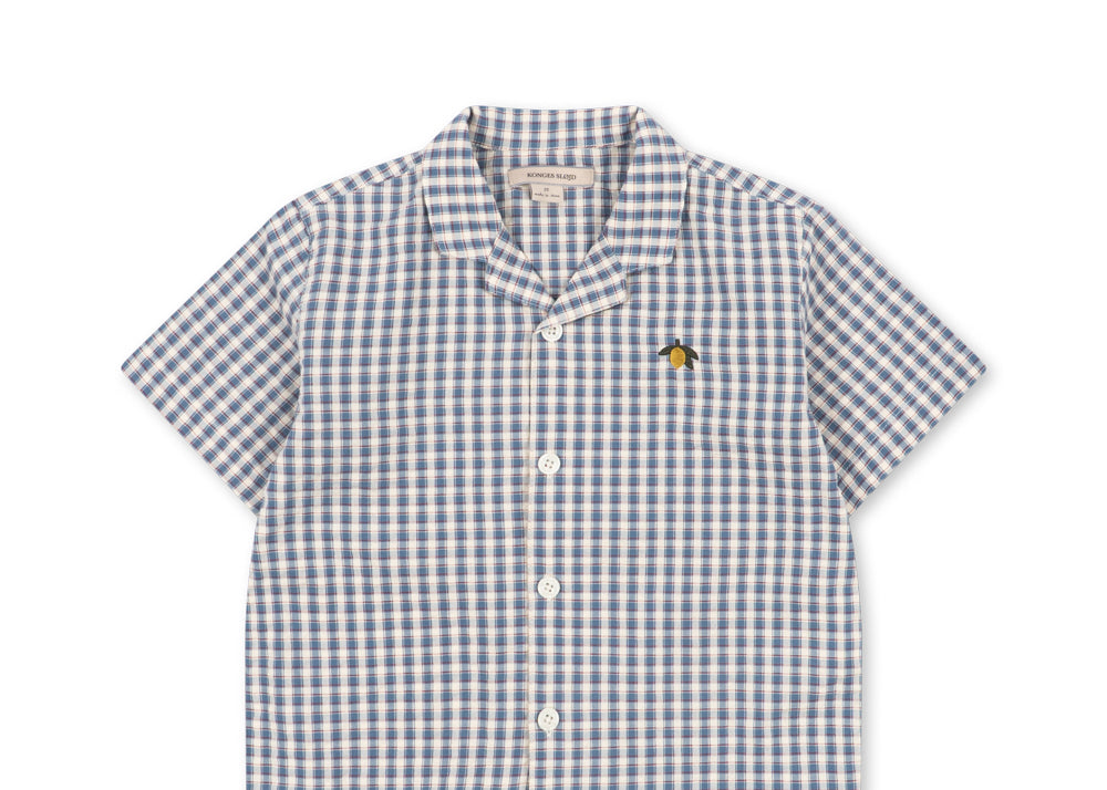 Konges Sløjd A/S WOVEN SHORT SLEEVE SHIRTS captains check