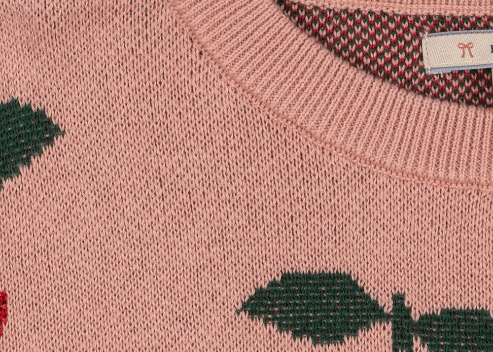 Konges Sløjd A/S Blusen - Strick cherry