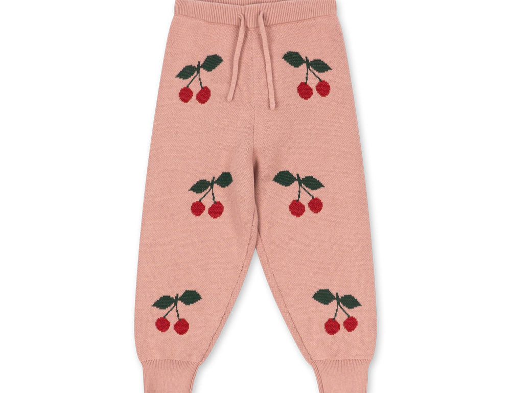 Konges Sløjd A/S KNITTED PANTS cherry