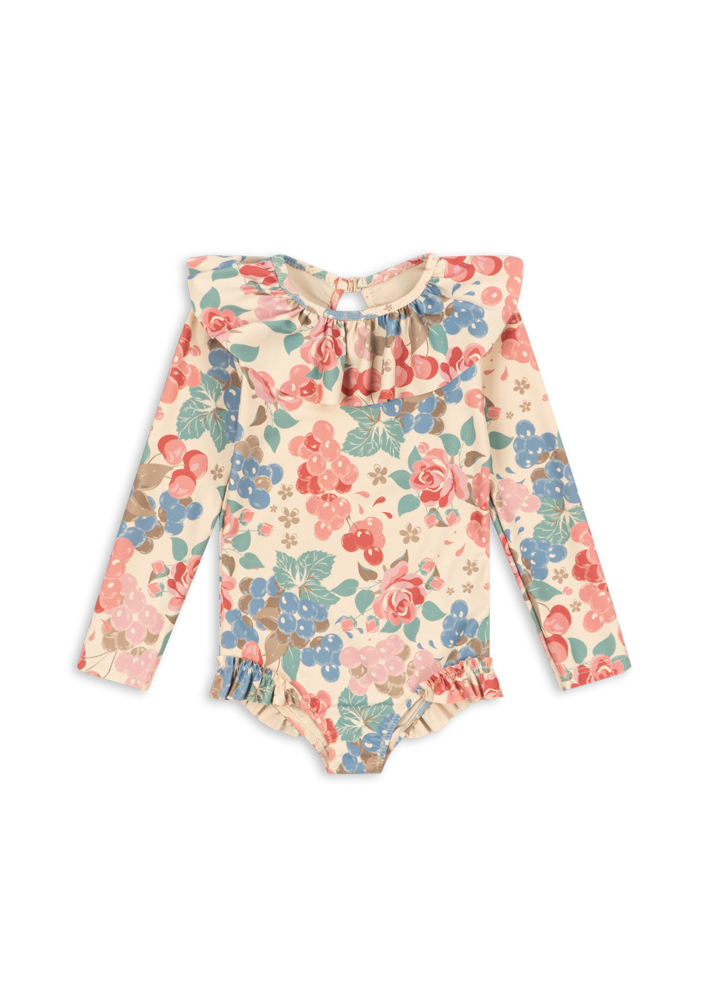 MANUCA LONG SLEEVE SWIMSUIT - bloomiegrape – Konges Sløjd®