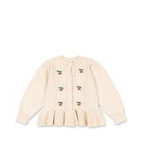 Konges Sløjd A/S Strickblusen pearled ivory