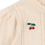 Konges Sløjd A/S Strickblusen pearled ivory