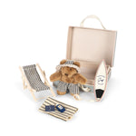 Konges Sløjd A/S Teddybäre blue stripe