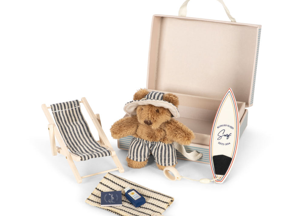 Konges Sløjd A/S Teddybäre blue stripe