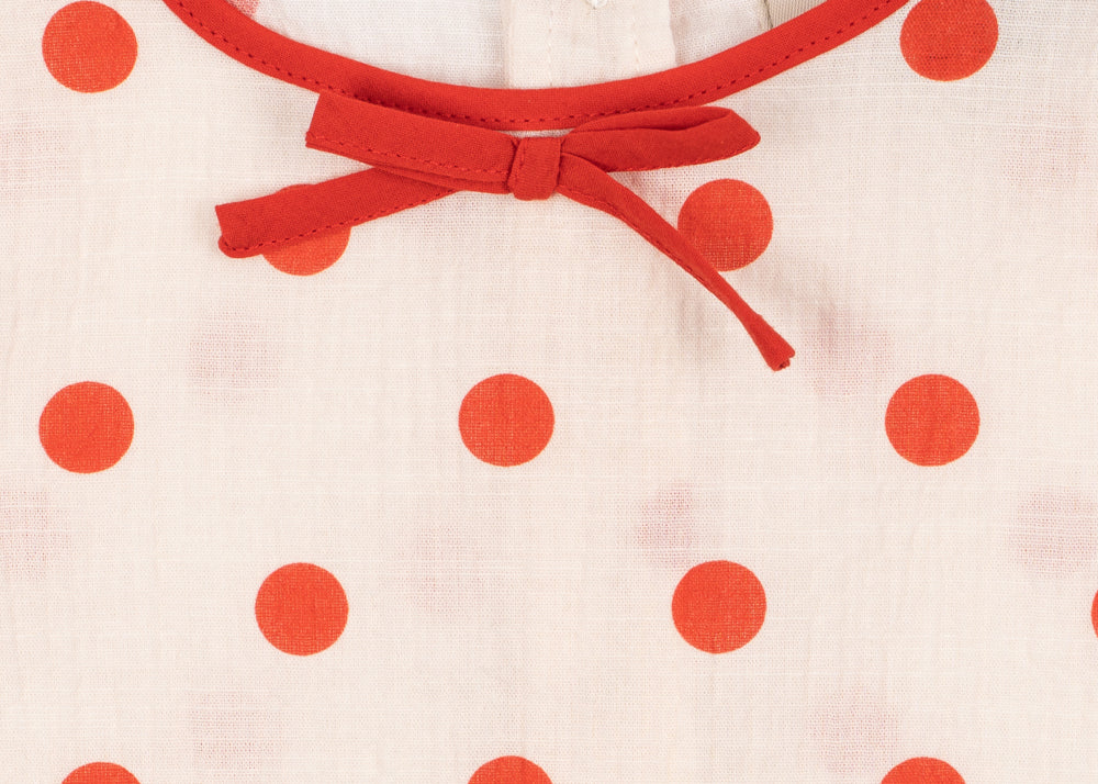 Konges Sløjd A/S WOVEN SHORT SLEEVE SHIRTS red dot