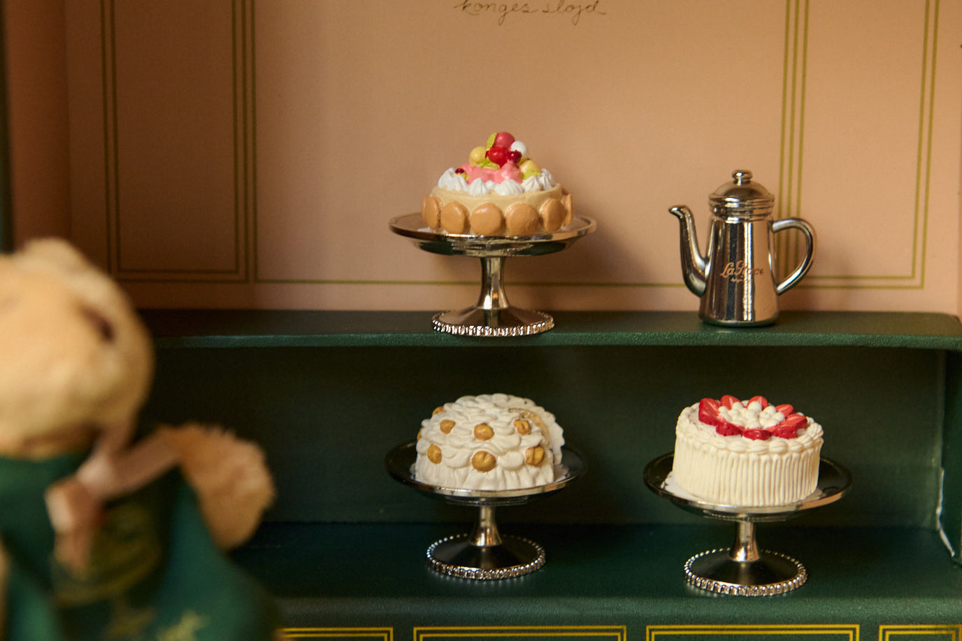 Konges Sløjd A/S Teddybäre green check