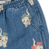 Konges Sløjd A/S Hosen - Gewebt bow kitty denim
