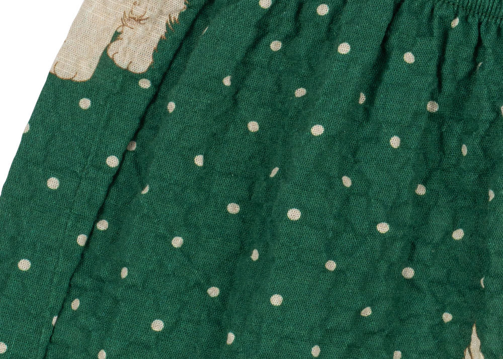 Konges Sløjd A/S WOVEN PANTS dot miao verde