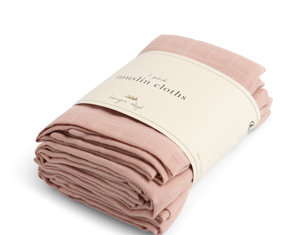 Konges Sløjd A/S MUSLIN CLOTHS mahogany rose