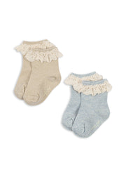 Konges Sløjd A/S SOCKS pearl blue
