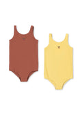 Konges Sløjd A/S SWIMSUITS pampas/mahogany
