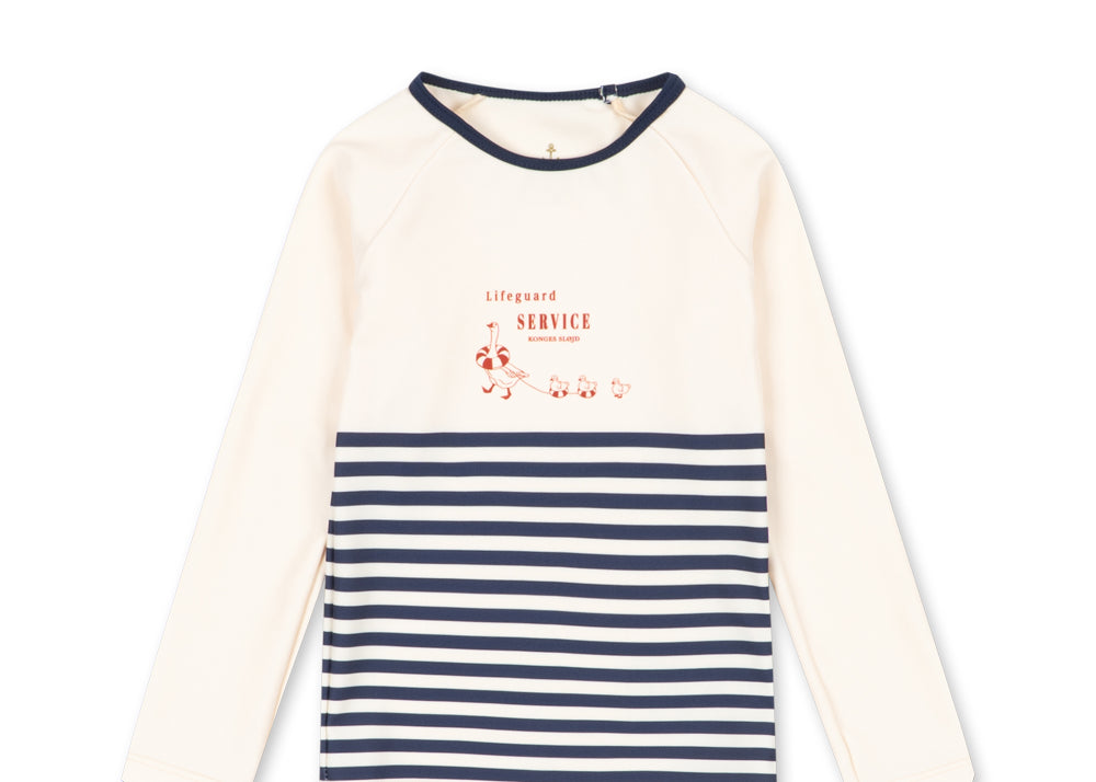 Konges Sløjd A/S UV SWIMBLOUSES marin stripe