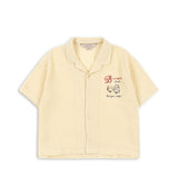 Konges Sløjd A/S WOVEN SHORT SLEEVE SHIRTS sea mist