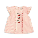 Konges Sløjd A/S WOVEN SHORT SLEEVE SHIRTS amour stripe