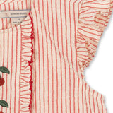 Konges Sløjd A/S WOVEN SHORT SLEEVE SHIRTS amour stripe