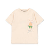 Konges Sløjd A/S JERSEY T-SHIRTS ecru/ghiacciolo