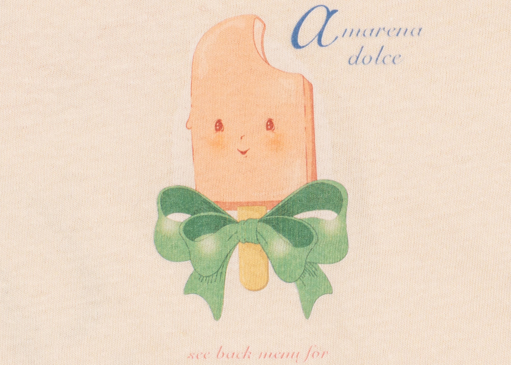 Konges Sløjd A/S JERSEY T-SHIRTS ecru/ghiacciolo