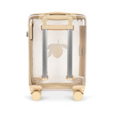 Konges Sløjd A/S TRAVEL SUITCASE lemon transparent