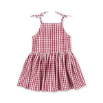 Konges Sløjd A/S WOVEN DRESSES raspberry check