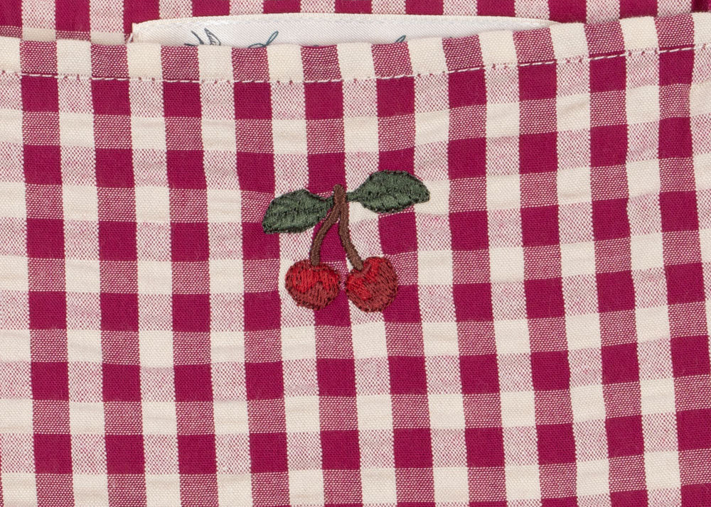 Konges Sløjd A/S WOVEN DRESSES raspberry check