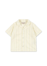 Konges Sløjd A/S WOVEN SHORT SLEEVE SHIRTS cloud stripe