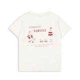 Konges Sløjd A/S JERSEY T-SHIRTS off white/lifeguard service