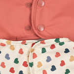 Konges Sløjd A/S DINNER BIBS coeur colore/faded rose