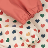 Konges Sløjd A/S DINNER BIBS coeur colore/faded rose