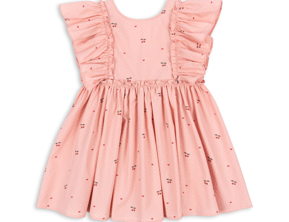Konges Sløjd A/S WOVEN DRESSES cherry coeur