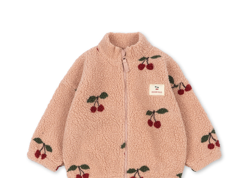 Konges Sløjd A/S TEDDY & FLEECE ma grande cerise blush
