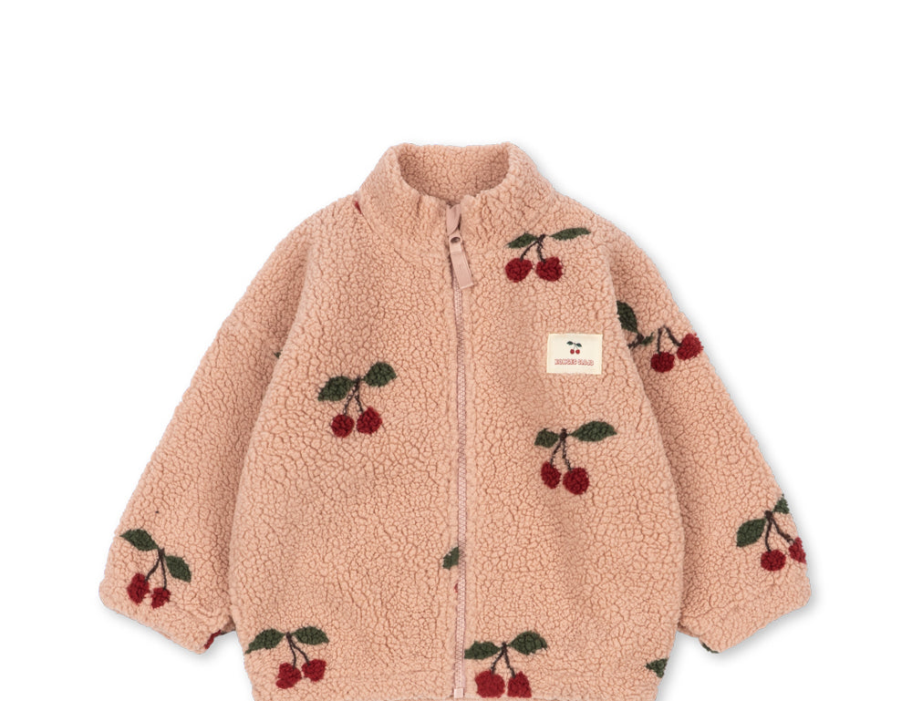 Konges Sløjd A/S TEDDY & FLEECE ma grande cerise blush