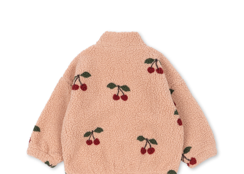 Konges Sløjd A/S TEDDY & FLEECE ma grande cerise blush